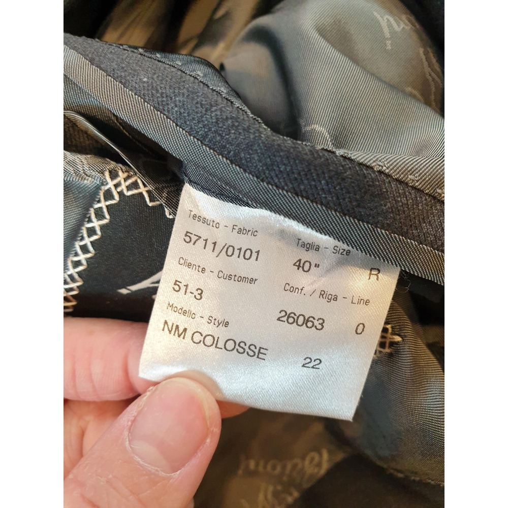 Brioni Wool Nm Colosse Sport Coat 40r Gray Wool M… - image 6